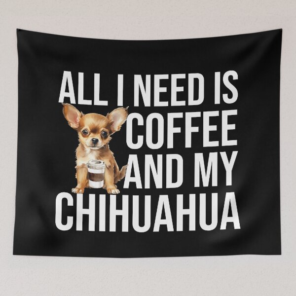 Item preview, Chihuahua Puppy And Coffee designed and sold by TheAnimalZ00.