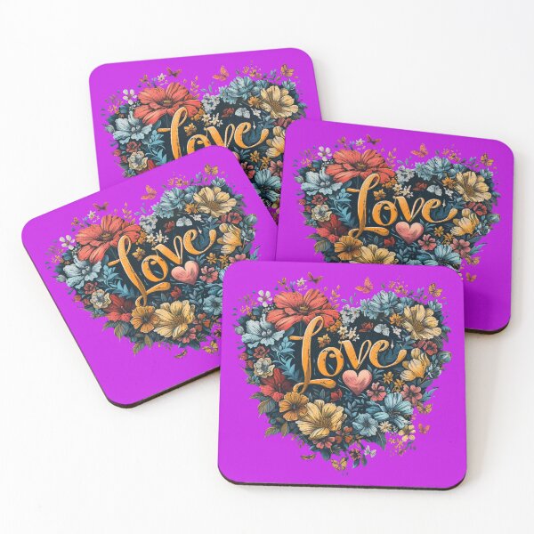 Item preview, Spring Love Greeting with Floral Heart designed and sold by Ace Apparel  Attire.
