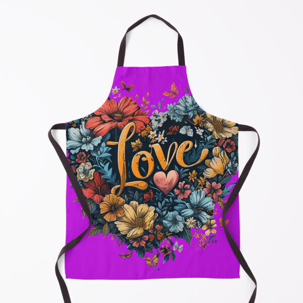 Item preview, Spring Love Greeting with Floral Heart designed and sold by Ace Apparel Attire.