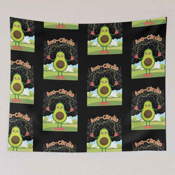 Item preview, Avocado Skipping Rope Workout Funny designed and sold by Life Is Beautiful.