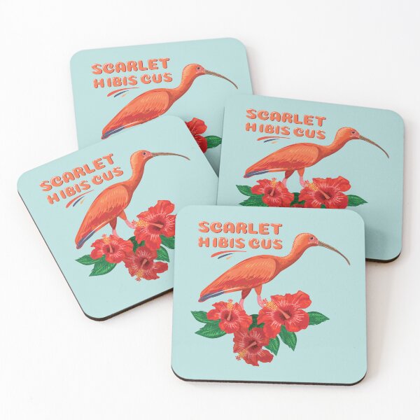 Item preview, Scarlet ibis hibiscus designed and sold by Deepness2023.