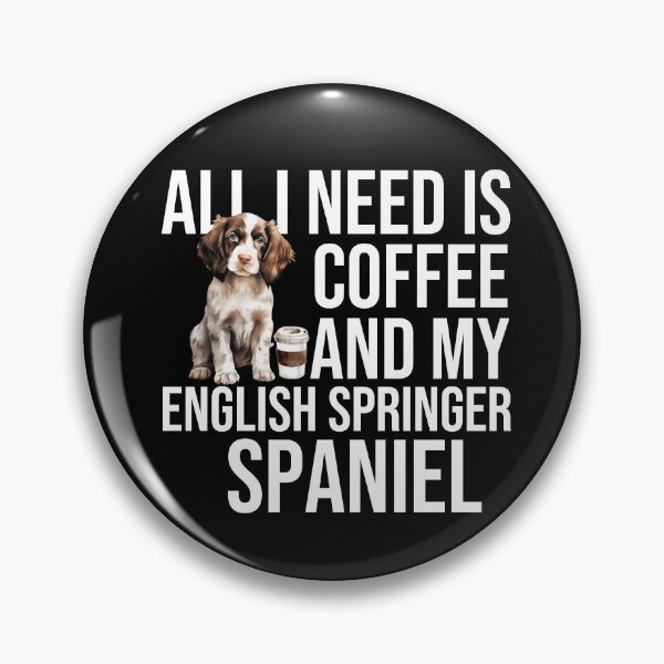 Item preview, Cachorro de Springer Spaniel Inglés y café designed and sold by TheAnimalZ00.