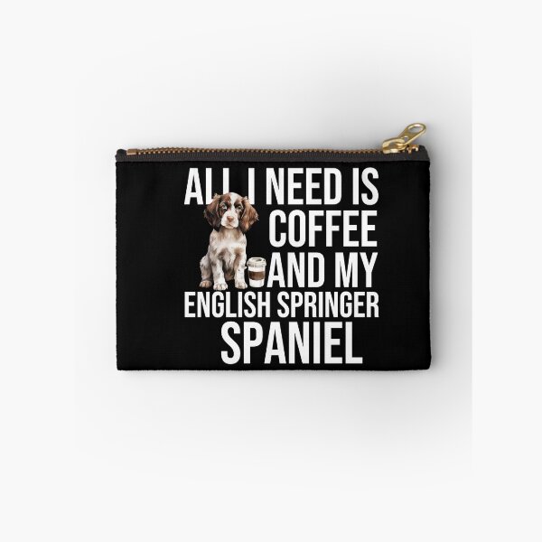 Item preview, English Springer Spaniel Puppy And Coffee designed and sold by TheAnimalZ00.