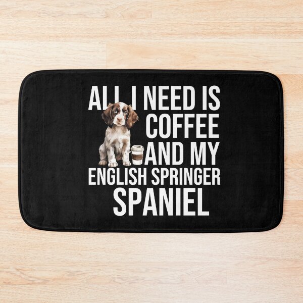 Item preview, English Springer Spaniel Puppy And Coffee designed and sold by TheAnimalZ00.