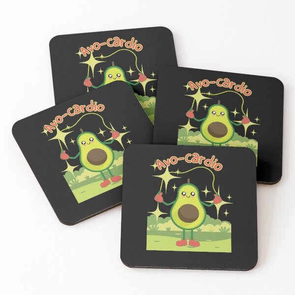Item preview, Avo Cardio Avocado Pun designed and sold by Life Is Beautiful.