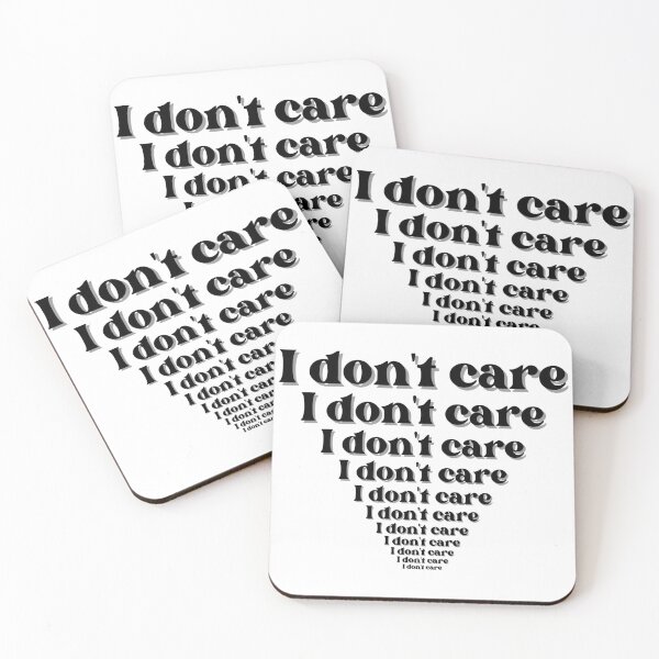 Item preview, I Don't Care designed and sold by azkabanana.