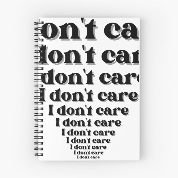 Item preview, I Don't Care designed and sold by azkabanana.