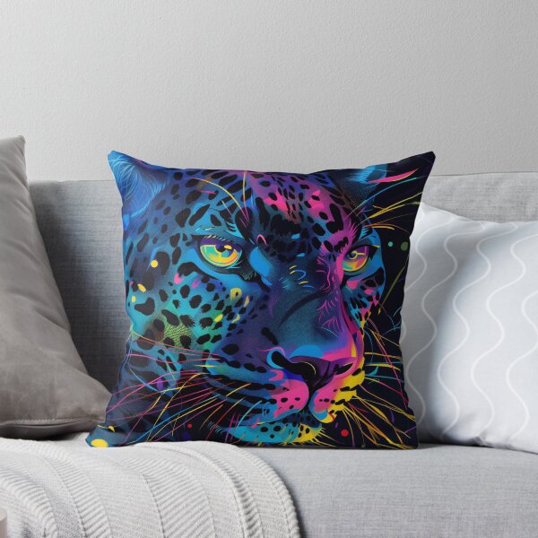 Item preview, Neon Leopard Hunting designed and sold by AM-Fine-Designs.