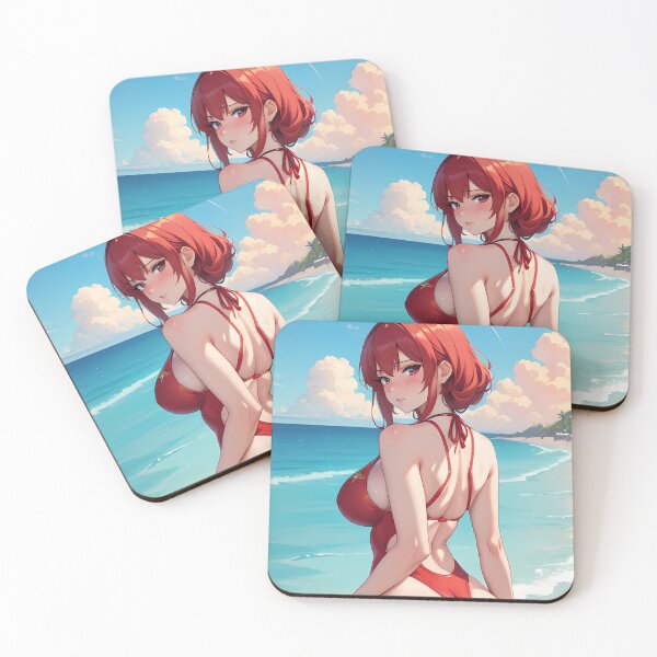 Item preview, A Beach Trip with Your Waifu designed and sold by 2DBabeHeaven.
