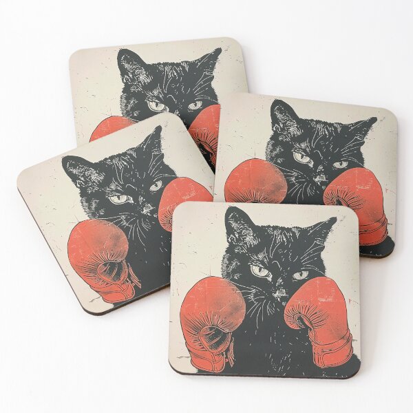 Item preview, Boxer Cat, Boxing Kitten, Kitty Boxer, Sport designed and sold by CreativeArts-S.