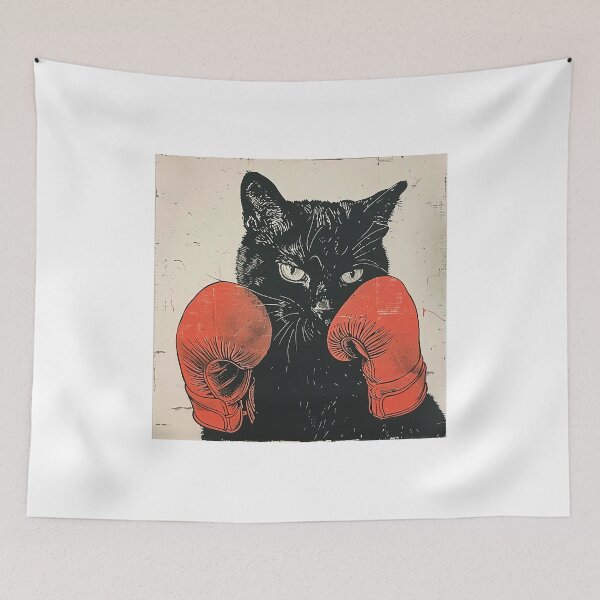 Item preview, Boxer Cat, Boxing Kitten, Kitty Boxer, Sport designed and sold by CreativeArts-S.