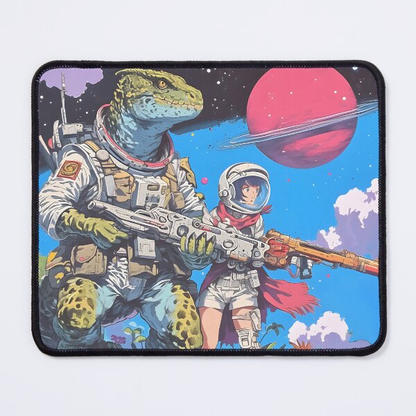 Item preview, Galactic Defenders: The Lizard and The Astronaut designed and sold by John-NW-Shop.