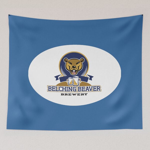 Item preview, Belching Beaver Brewery Logo 7 designed and sold by 108dragons.