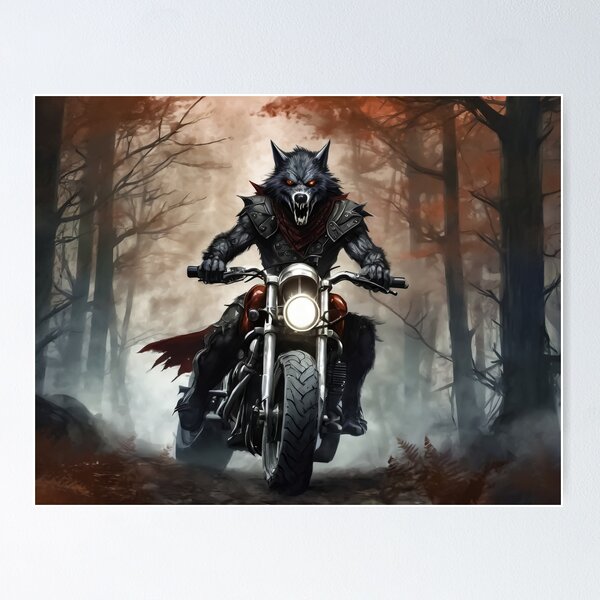 Item preview, Werewolf Biker designed and sold by SunshineC53.