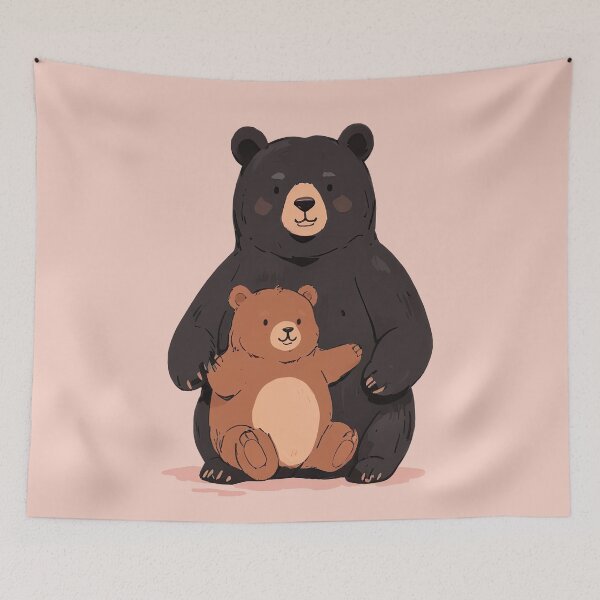 Item preview, Guardians of the Wild: Bear and cub designed and sold by Javier Narváez Solarte.