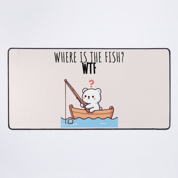 Item preview, Fish Memes Polar Bear designed and sold by LemuellTrends.