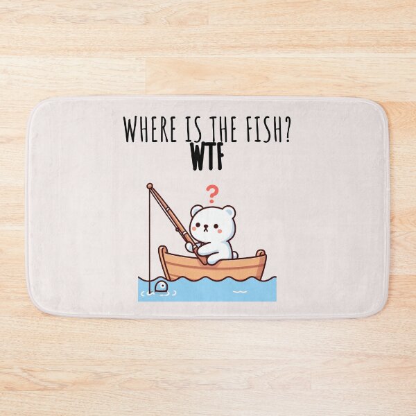 Item preview, Fish Memes Polar Bear designed and sold by LemuellTrends.