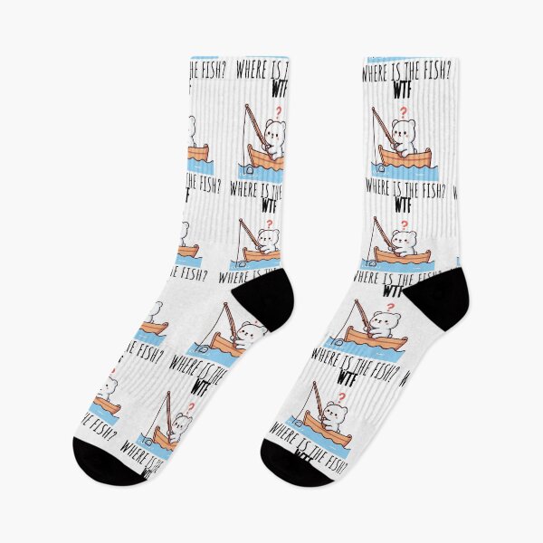 Item preview, Fish Memes Polar Bear designed and sold by LemuellTrends.