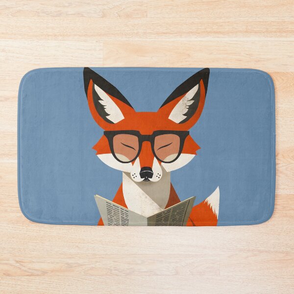 Item preview, Mr. Fox Reading Newspaper designed and sold by xiao xuans.