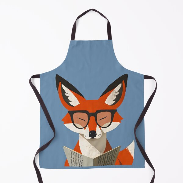 Item preview, Mr. Fox Reading Newspaper designed and sold by xiao xuans.