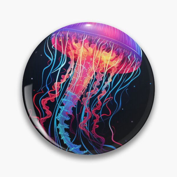 Item preview, Jellyfish Neon Art 1 designed and sold by AstroRisq.