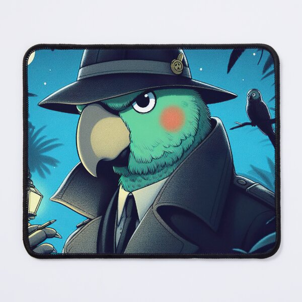 Item preview, The Parrot Detective designed and sold by Hammad Iqbal.