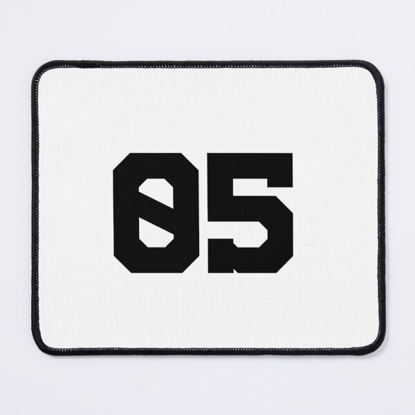 Item preview, 05, five, black, University designed and sold by Numbers-Art.