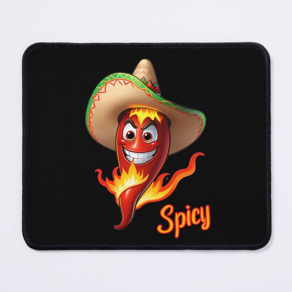 Item preview, Funny Hot And Spicy Mexican Chili Pepper designed and sold by TheArtOfPat.