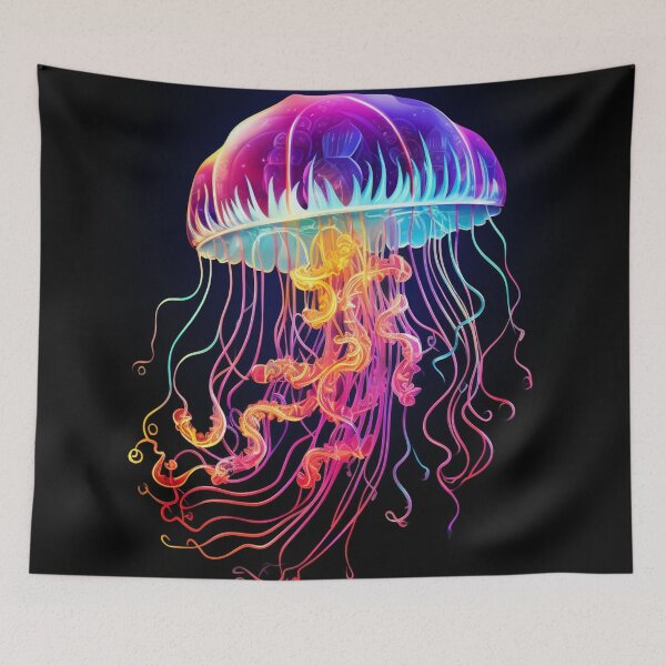 Item preview, Jellyfish Neon Art 2 designed and sold by AstroRisq.