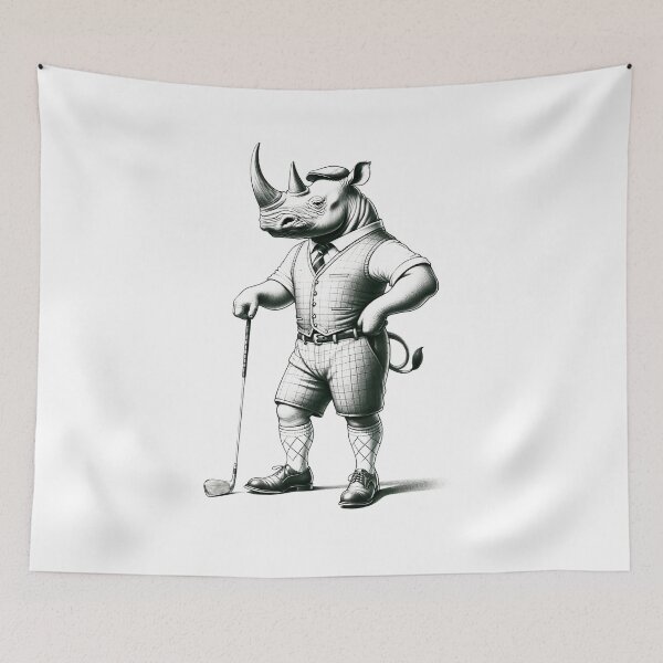 Item preview, Mr. Rhino designed and sold by Motel Mirage.