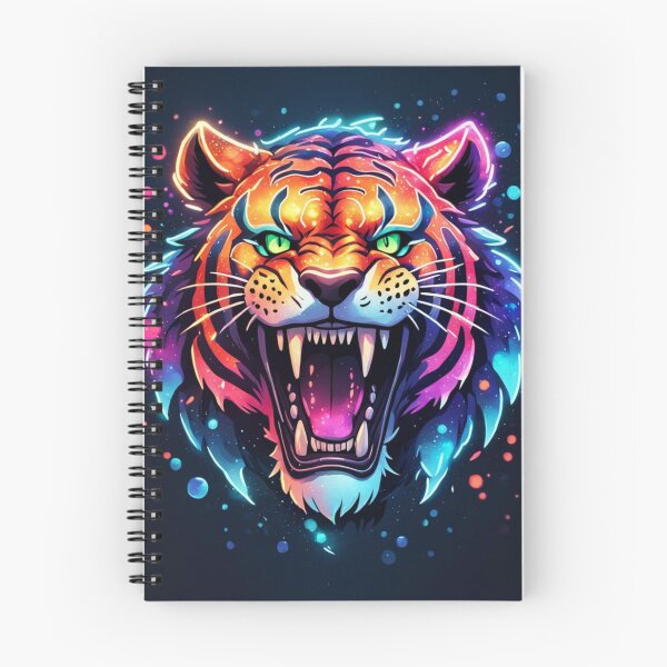 Item preview, Neon Sabertooth Tiger designed and sold by Gabriela McDaniel.