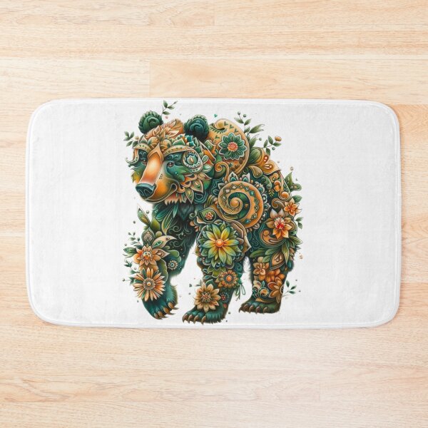 Item preview, Colorful Artsy Bear Portrait designed and sold by PaperieJennifer.
