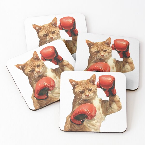 Item preview, Boxer Cat, Boxing Kitten, Kitty Boxer, Sport designed and sold by CreativeArts-S.