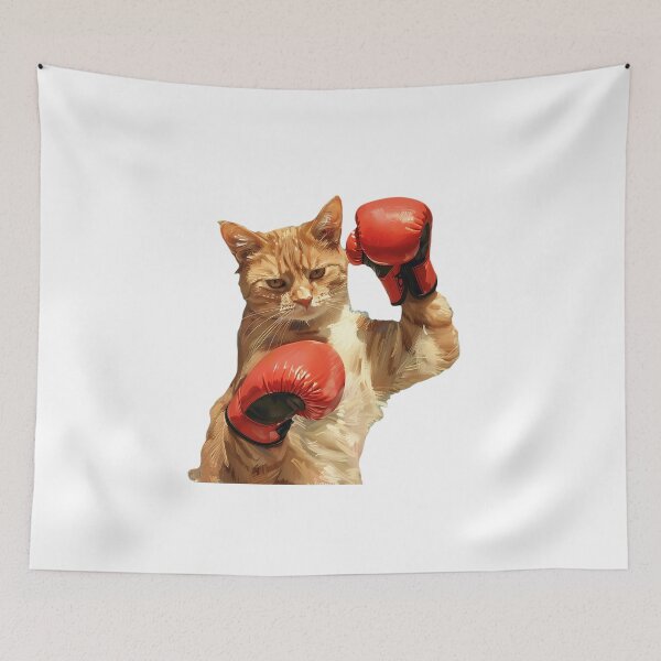 Item preview, Boxer Cat, Boxing Kitten, Kitty Boxer, Sport designed and sold by CreativeArts-S.