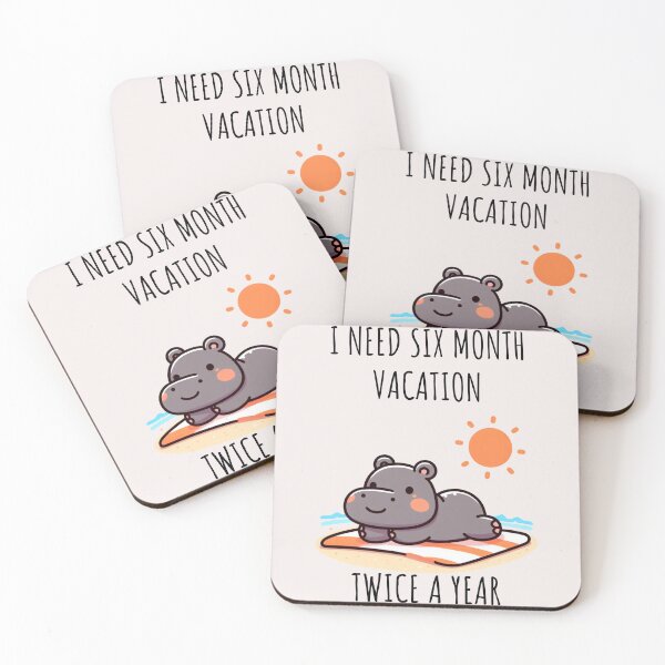 Item preview, Break Time Hippo designed and sold by LemuellTrends.