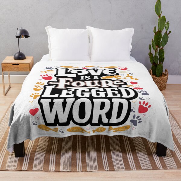 Item preview, Love is a four Legged Word designed and sold by Taans-Creation.