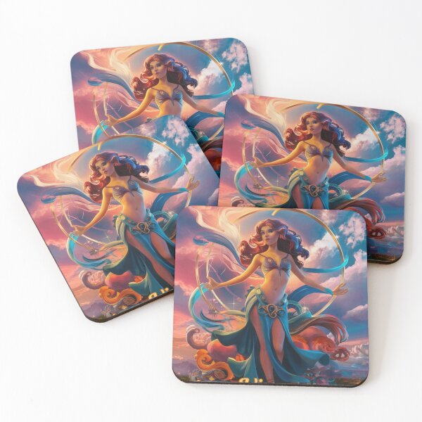 Item preview, Virgo Zodiac. celestial woman, whimsical girl, celestial goddess, celestial girl, sexy girl designed and sold by ZodiacWonders.