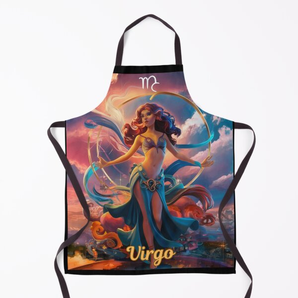 Item preview, Virgo Zodiac. celestial woman, whimsical girl, celestial goddess, celestial girl, sexy girl designed and sold by ZodiacWonders.