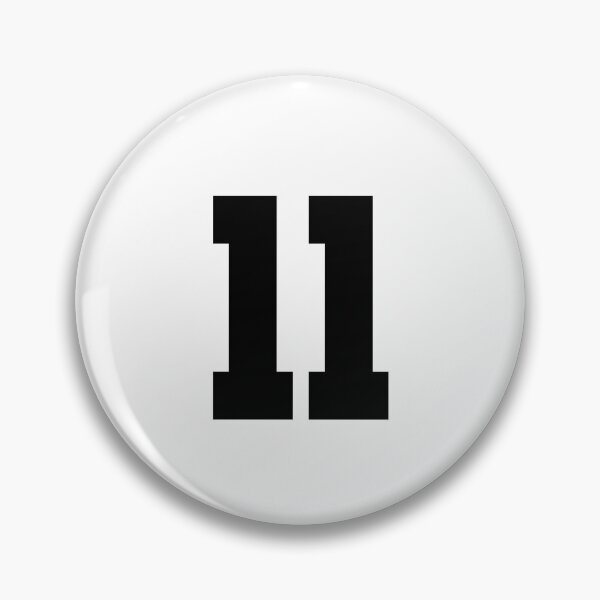 Item preview, 11, eleven, black, University designed and sold by Numbers-Art.