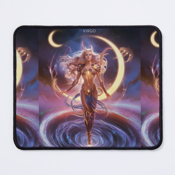 Item preview, Virgo Zodiac. celestial woman, whimsical girl, celestial goddess, celestial girl, sexy girl designed and sold by ZodiacWonders.