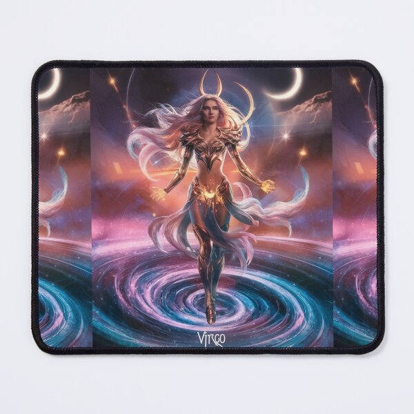 Item preview, Virgo Zodiac. celestial woman, whimsical girl, celestial goddess, celestial girl, sexy girl designed and sold by ZodiacWonders.