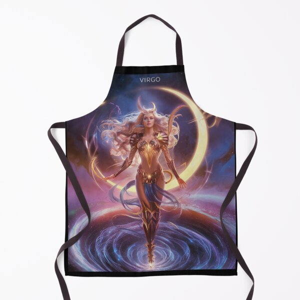 Item preview, Virgo Zodiac. celestial woman, whimsical girl, celestial goddess, celestial girl, sexy girl designed and sold by ZodiacWonders.
