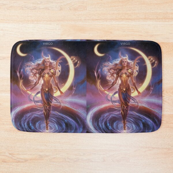 Item preview, Virgo Zodiac. celestial woman, whimsical girl, celestial goddess, celestial girl, sexy girl designed and sold by ZodiacWonders.