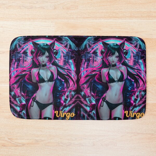 Item preview, Virgo Zodiac. cyberpunk style, celestial woman, whimsical girl, celestial goddess, celestial girl, sexy girl designed and sold by ZodiacWonders.