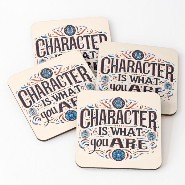 Item preview, Character is what you are, typography designed and sold by maxmaj.