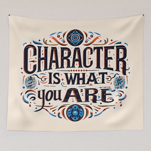 Item preview, Character is what you are, typography designed and sold by maxmaj.
