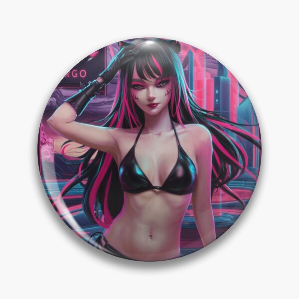 Item preview, Virgo Zodiac. cyberpunk style, celestial woman, whimsical girl, celestial goddess, celestial girl, sexy girl designed and sold by ZodiacWonders.