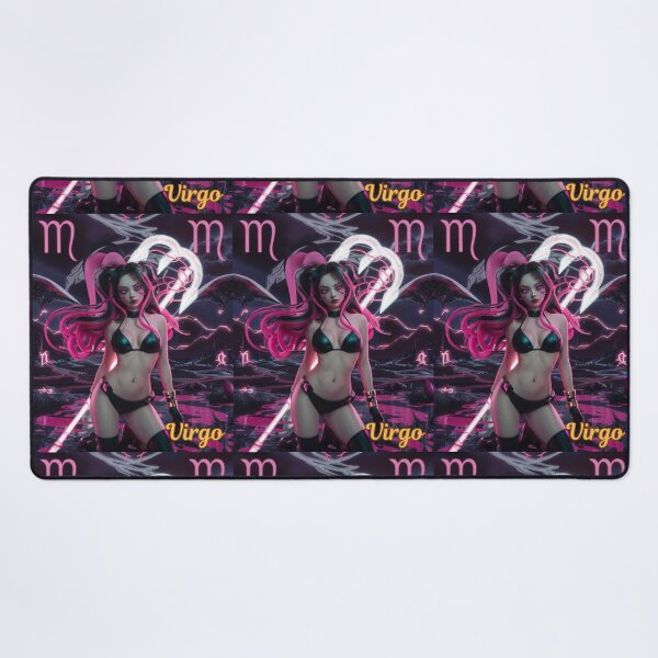 Item preview, Virgo Zodiac. cyberpunk style, celestial woman, whimsical girl, celestial goddess, celestial girl, sexy girl designed and sold by ZodiacWonders.