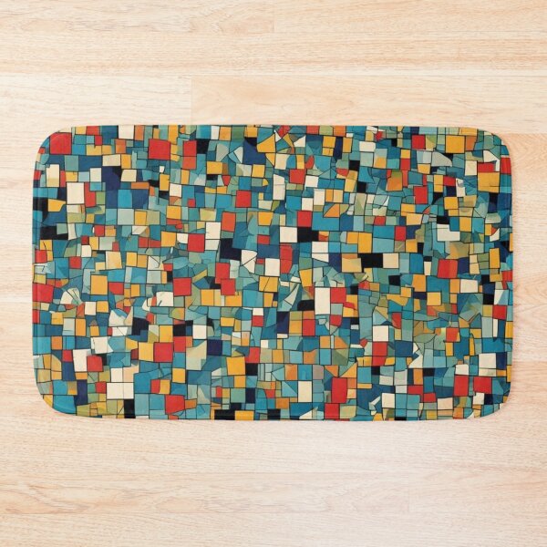 Item preview, Abstract Colorful Mosaic Pattern designed and sold by calibrit.