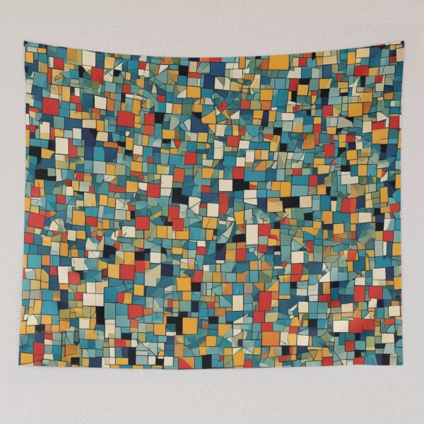 Item preview, Abstract Colorful Mosaic Pattern designed and sold by calibrit.